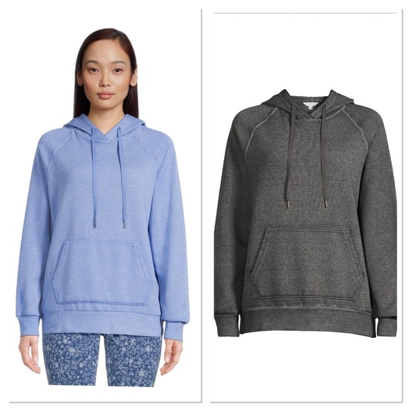 Time and Tru Garment Washed
Pullover Hoodie, Set of 2, Size Small - Picture 2 of 7